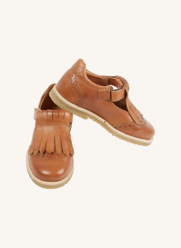 Emile et Ida - Zapatos de bebé con borlas | Marrón