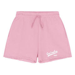 Cos I Said So - Pantalón Corto Jogger con Logo Recortado de Algodón Orgánico | Rosa