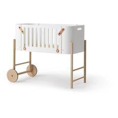 Oliver Furniture - Cododo Uzatılabilir Ahşap Yatak | Beyaz