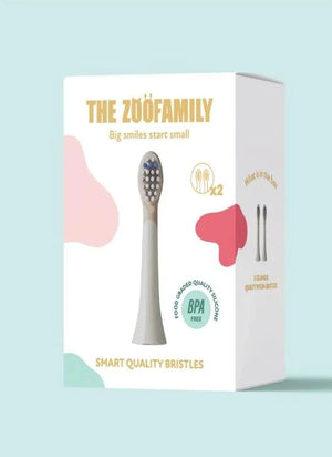 The Zoofamily - Cabezas de cepillo de dientes Super Sonic - Paquete de 2