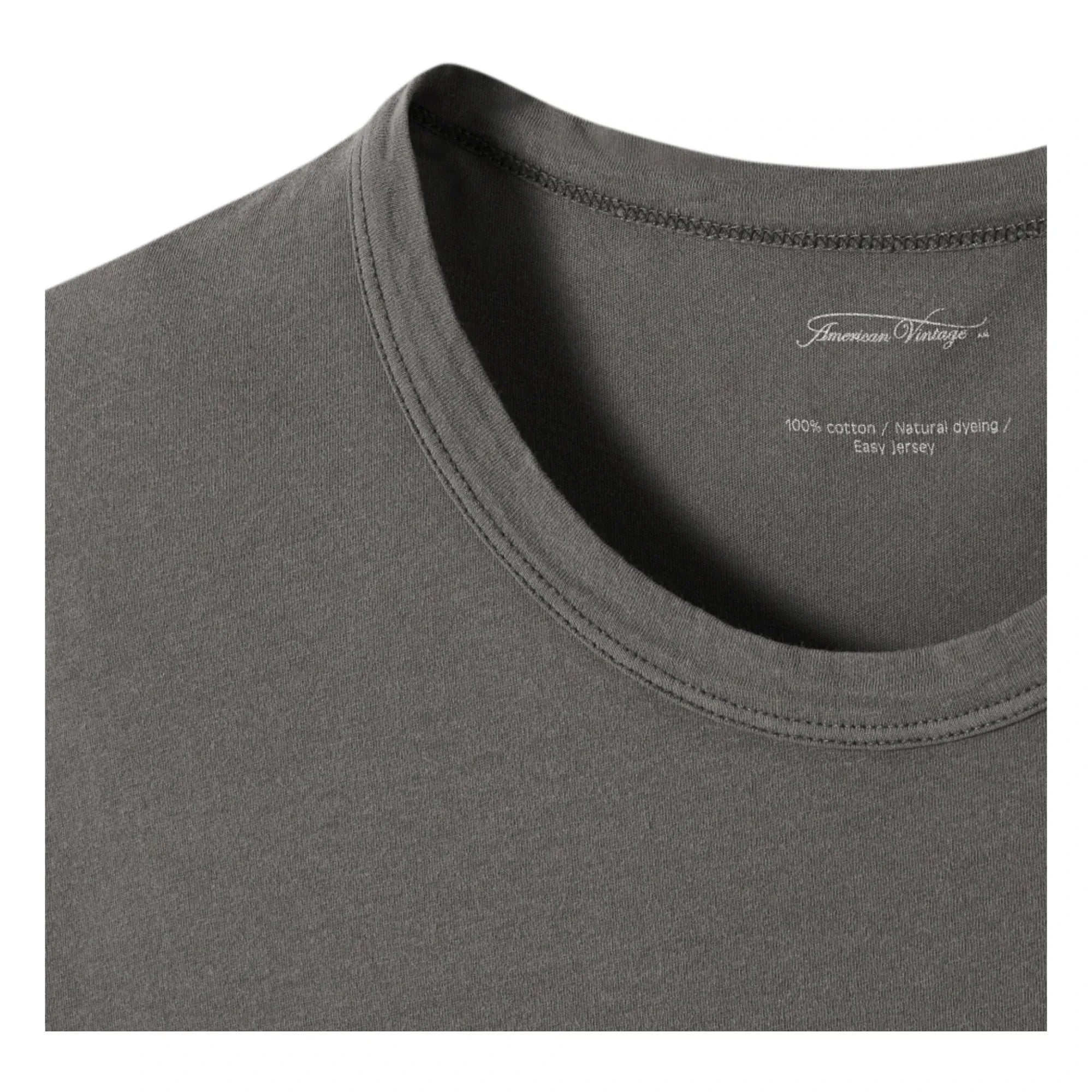 American Vintage - Camiseta Devon | Gris pizarra oscuro