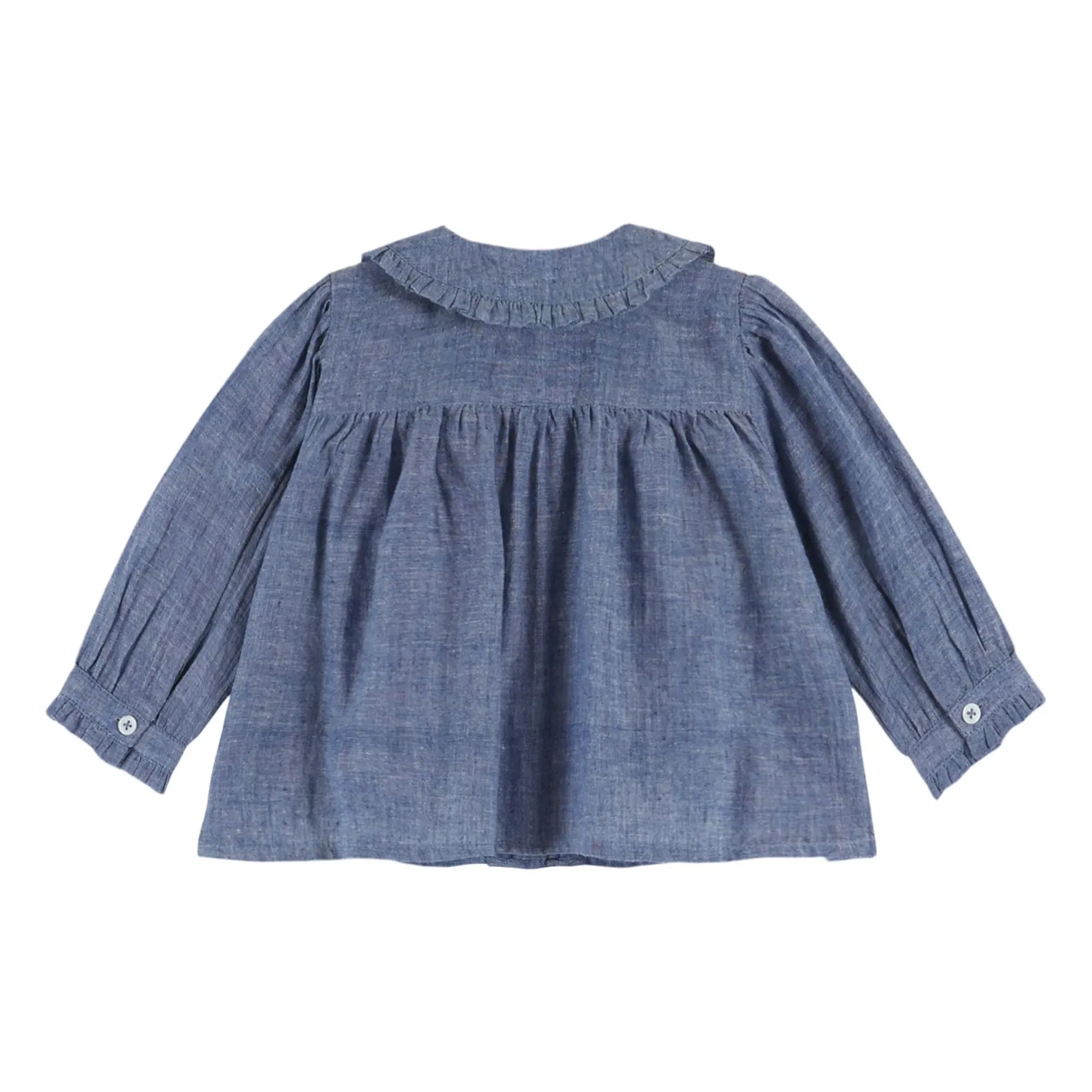 Emile et Ida - Blusa fruncida | Azul