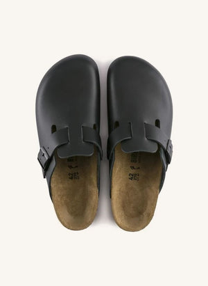BIRKENSTOCK - Zapatillas de cuero Boston