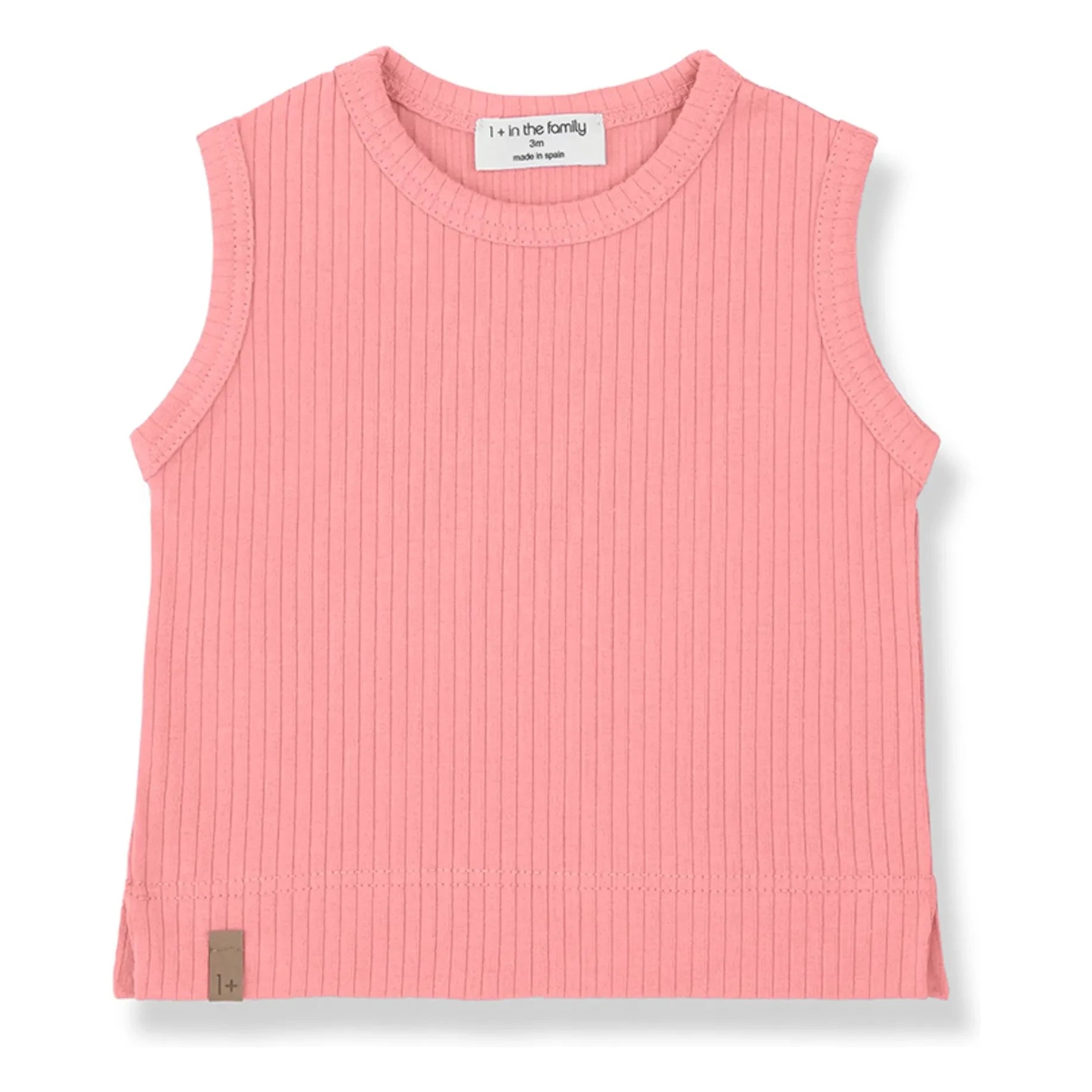 1+ en la familia - Camiseta de tirantes acanalada Mora | Rubor