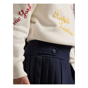 Ralph Lauren - Falda plisada | Azul marino