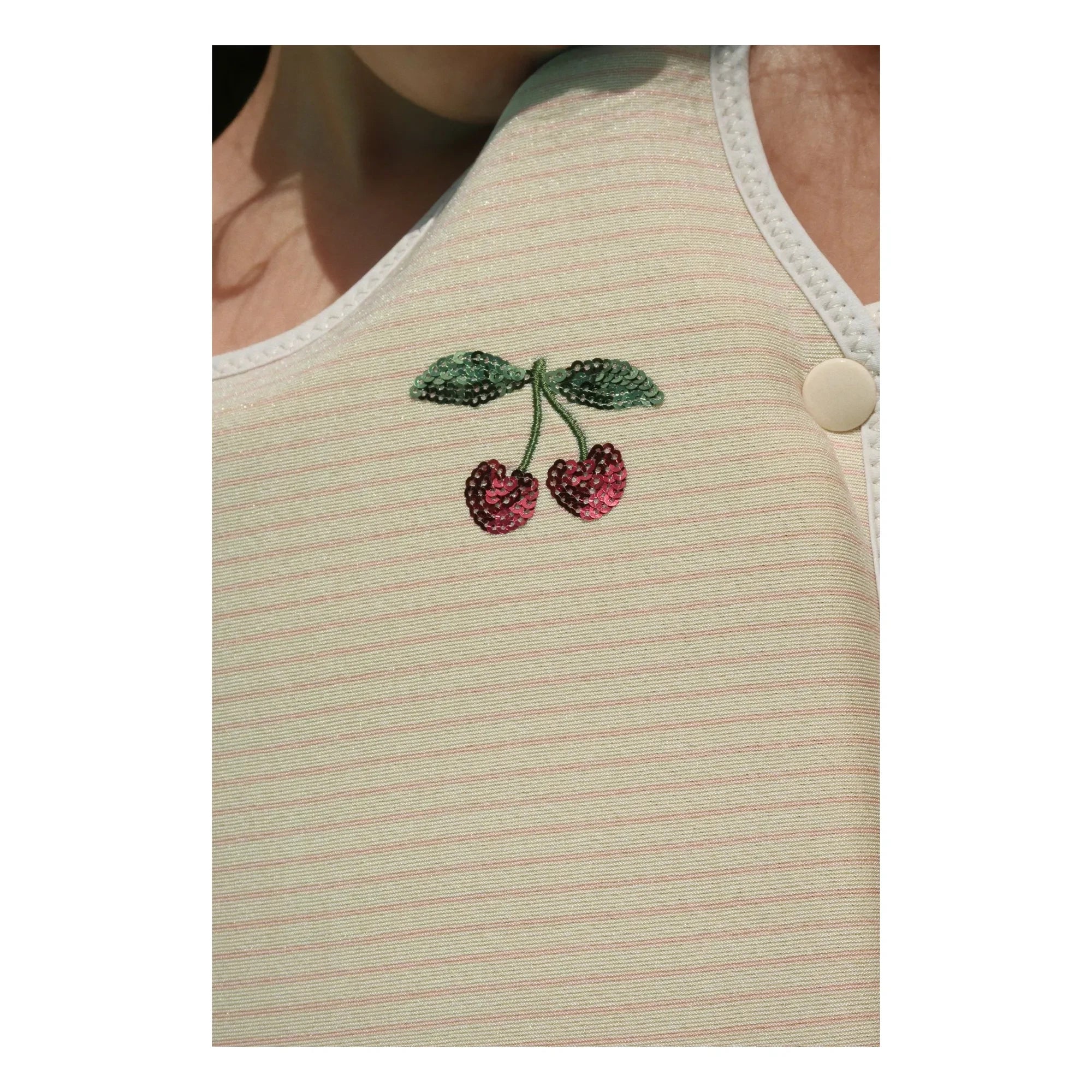 Konges Sløjd - Chaleco de natación de cerezas | Rosa