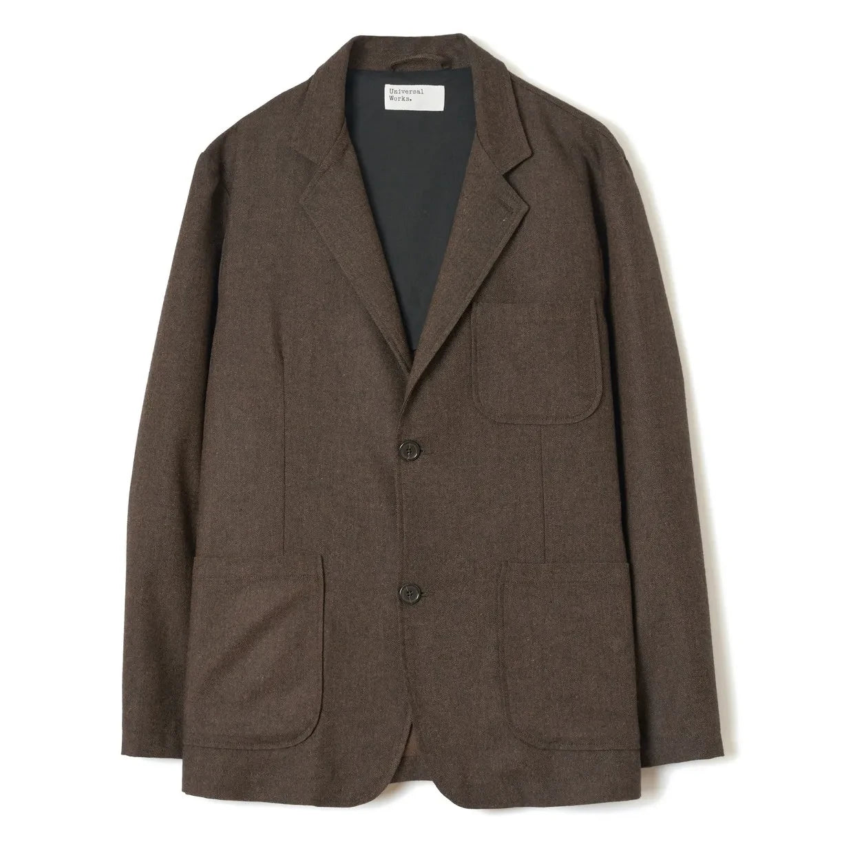Universal Works - Blazer de algodón | Marrón oscuro