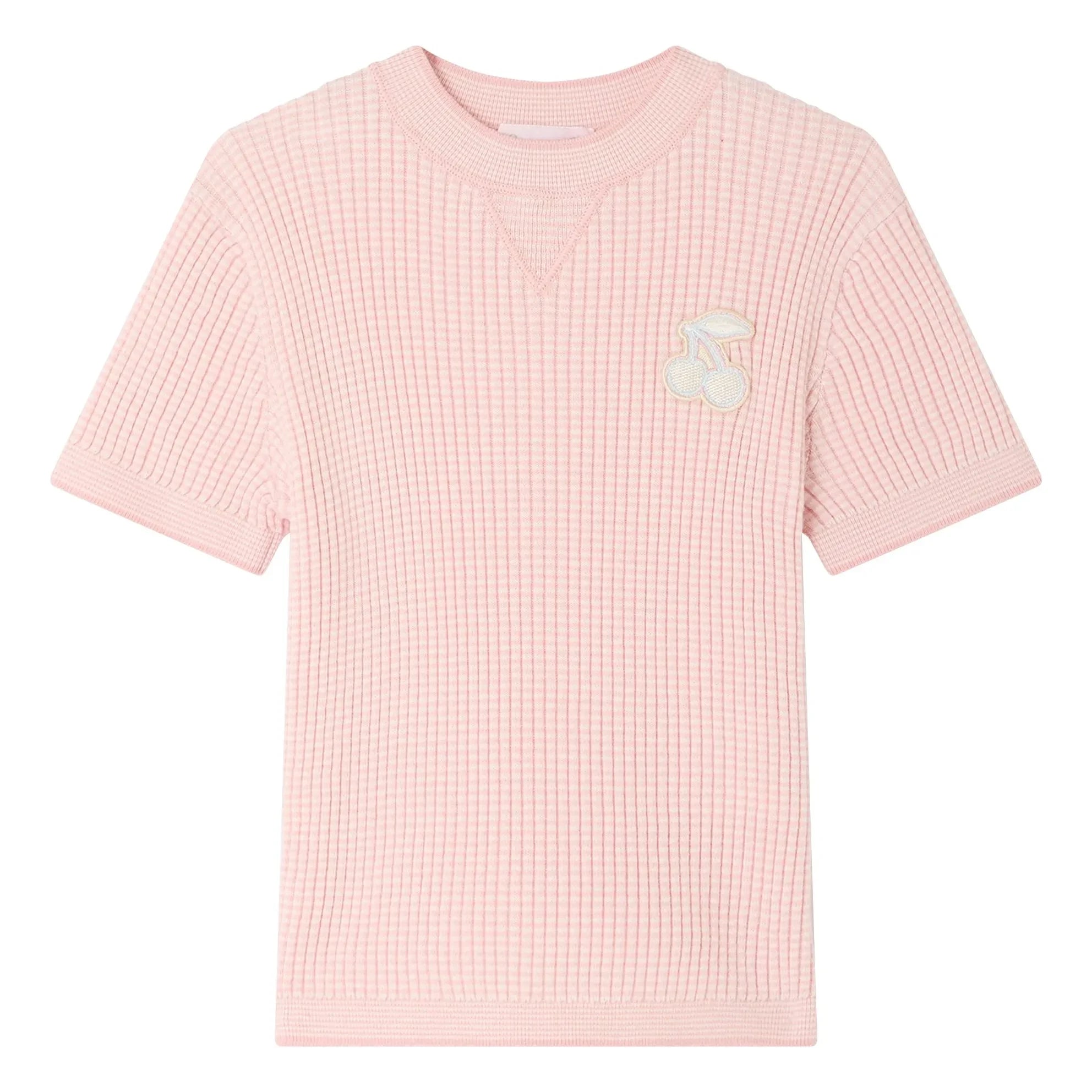 Bonpoint - Jersey de manga corta de algodón orgánico Melie | Rosa