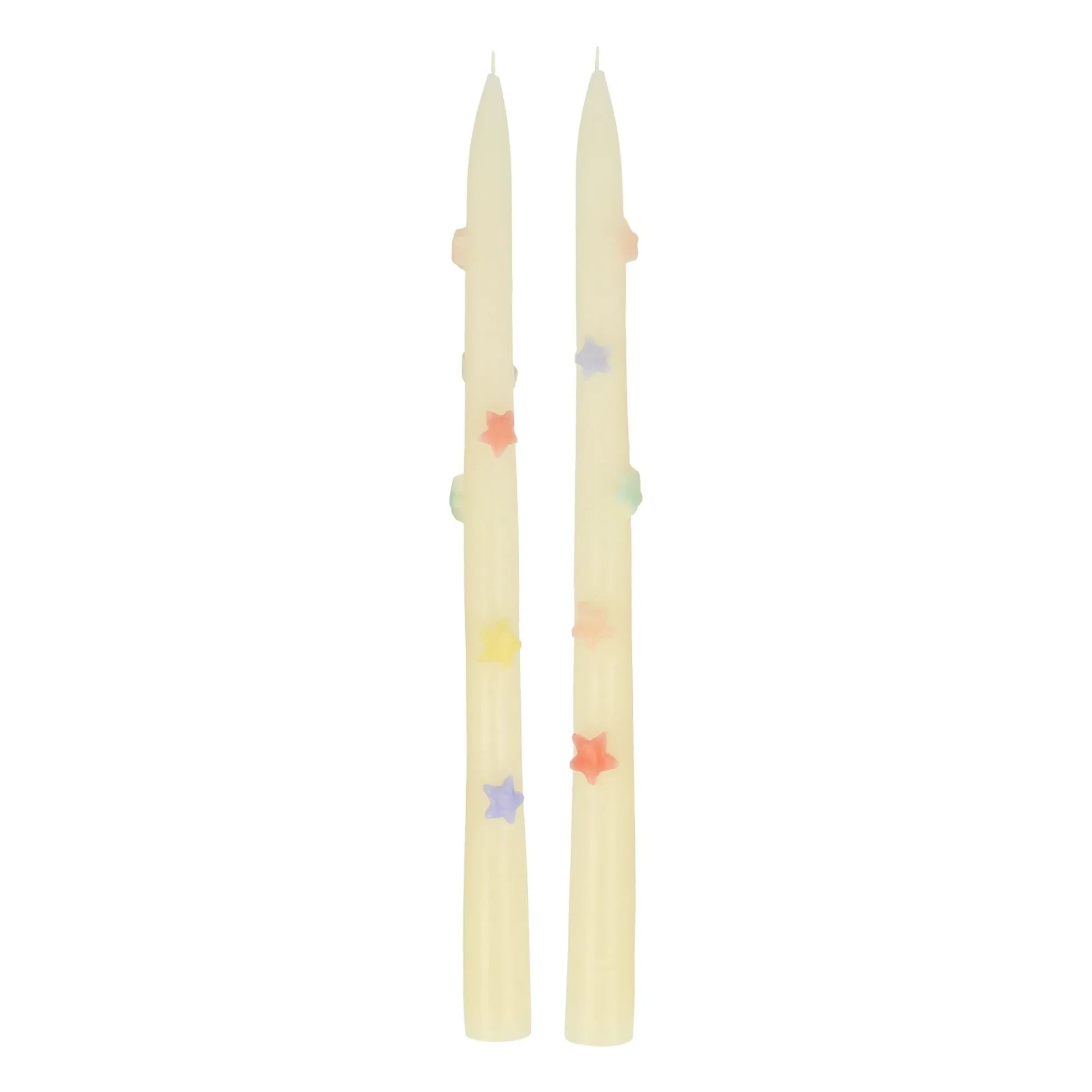 Meri Meri - Velas con purpurina - Set de 2