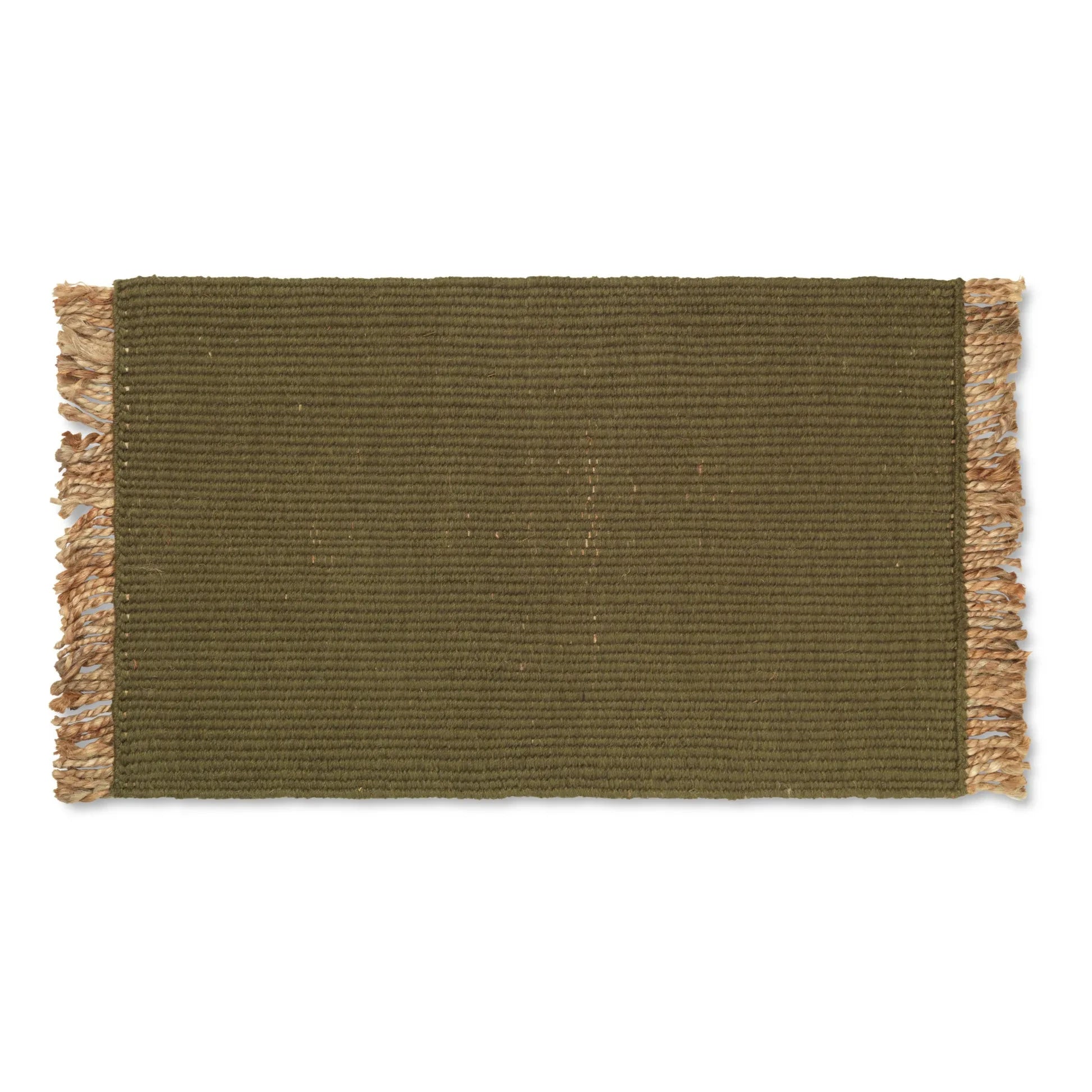 Ferm Living - Felpudo PET Reciclado | Verde oliva