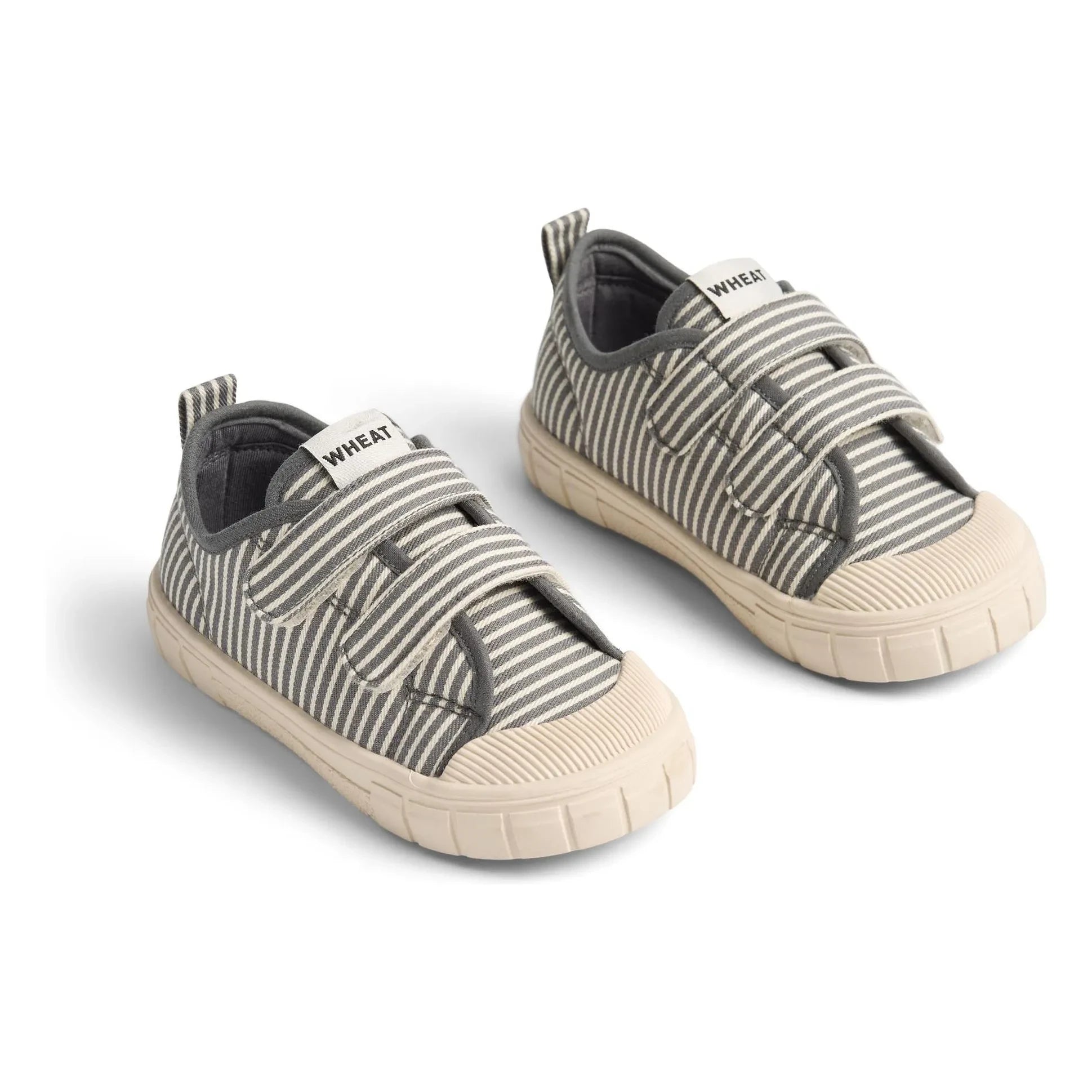 Wheat - Zapatillas deportivas de velcro a rayas Bobbie | Gris