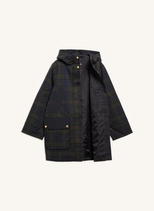 Barbour - Chaqueta impermeable Rotsea a cuadros | Negro