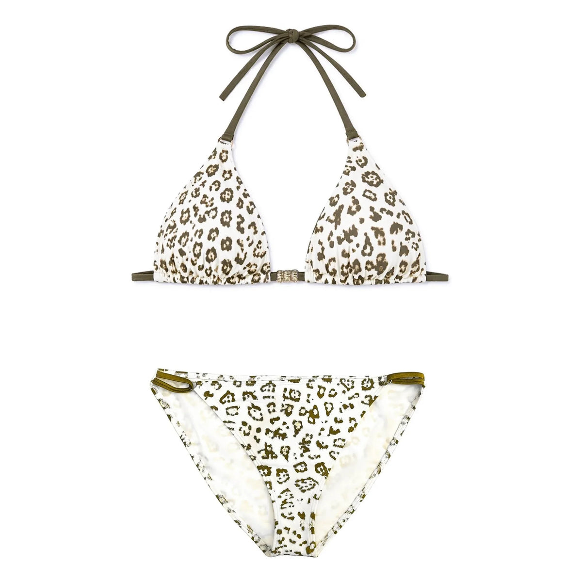 Traje de baño de dos piezas Lison Paris - Savanna Leopard | Crudo