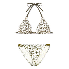 Traje de baño de dos piezas Lison Paris - Savanna Leopard | Crudo