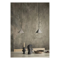 Ferm Living - Portavelas Yara | Gris oscuro