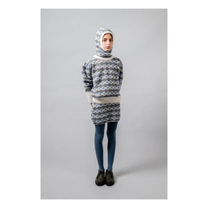 birinit - Julieta jersey de lana merina | Azul