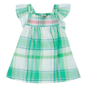 Vestido fruncido Louise Kareli de Bonton | Verde