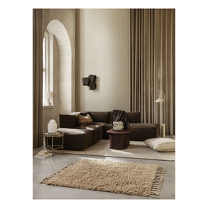 Ferm Living - Sofá Chaise Longue Abierta Catena Derecha | Marrón