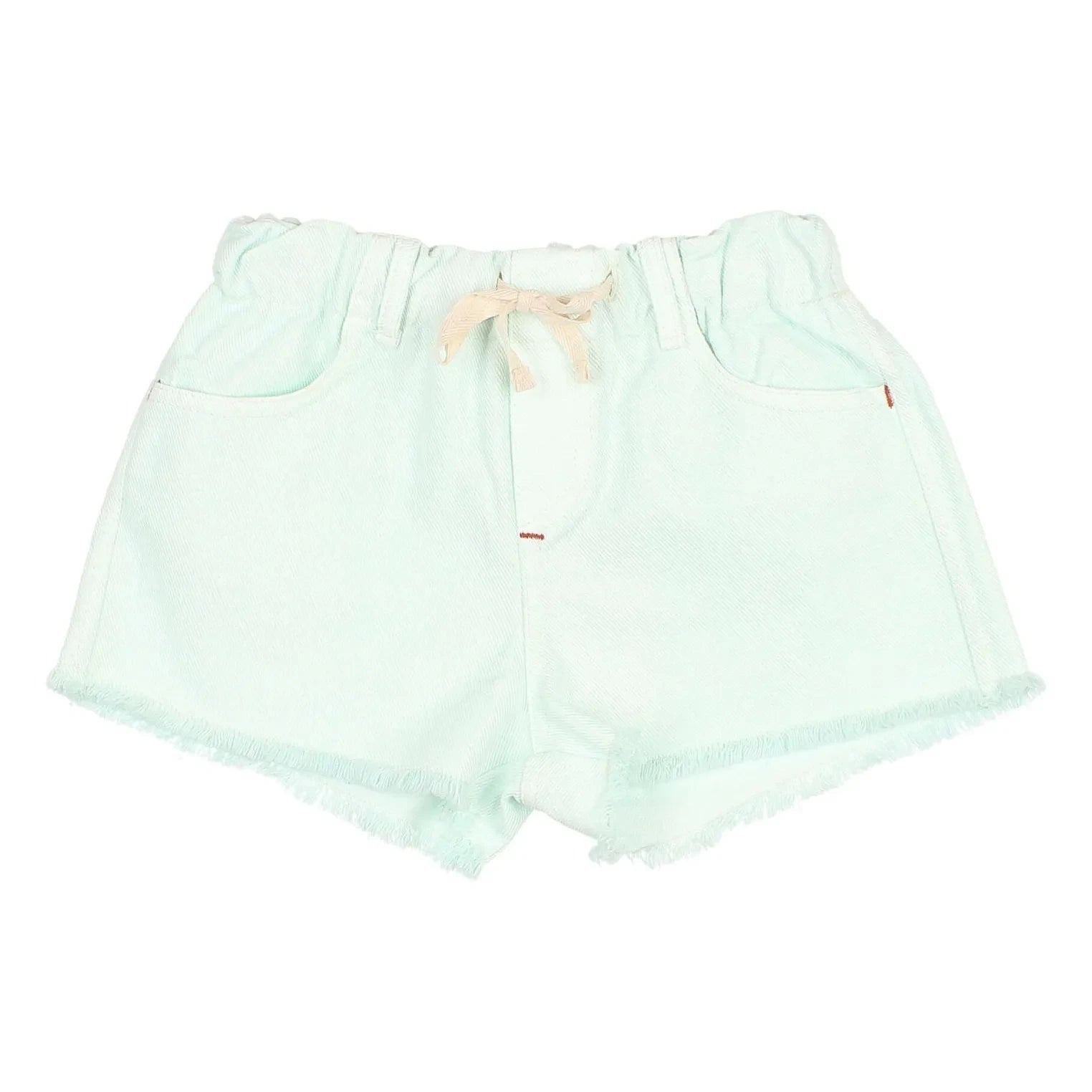 Búho - Pantalones cortos vaqueros con borlas de lyocell | Aqua