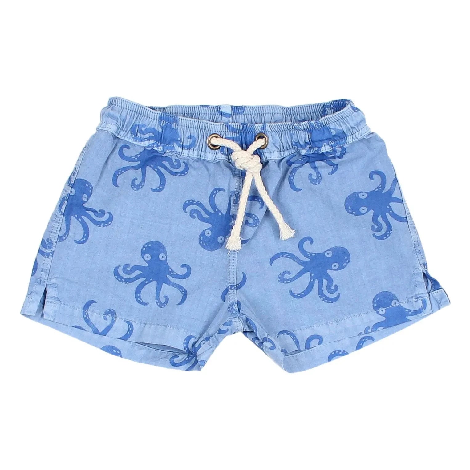 Búho - Bañador Pulpo Algodón Orgánico | Azul