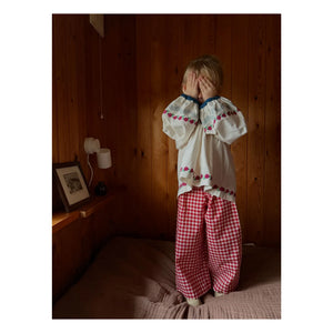 SISSEL EDELBO - Blusa Falka Algodón Orgánico - Colección infantil | Crudo