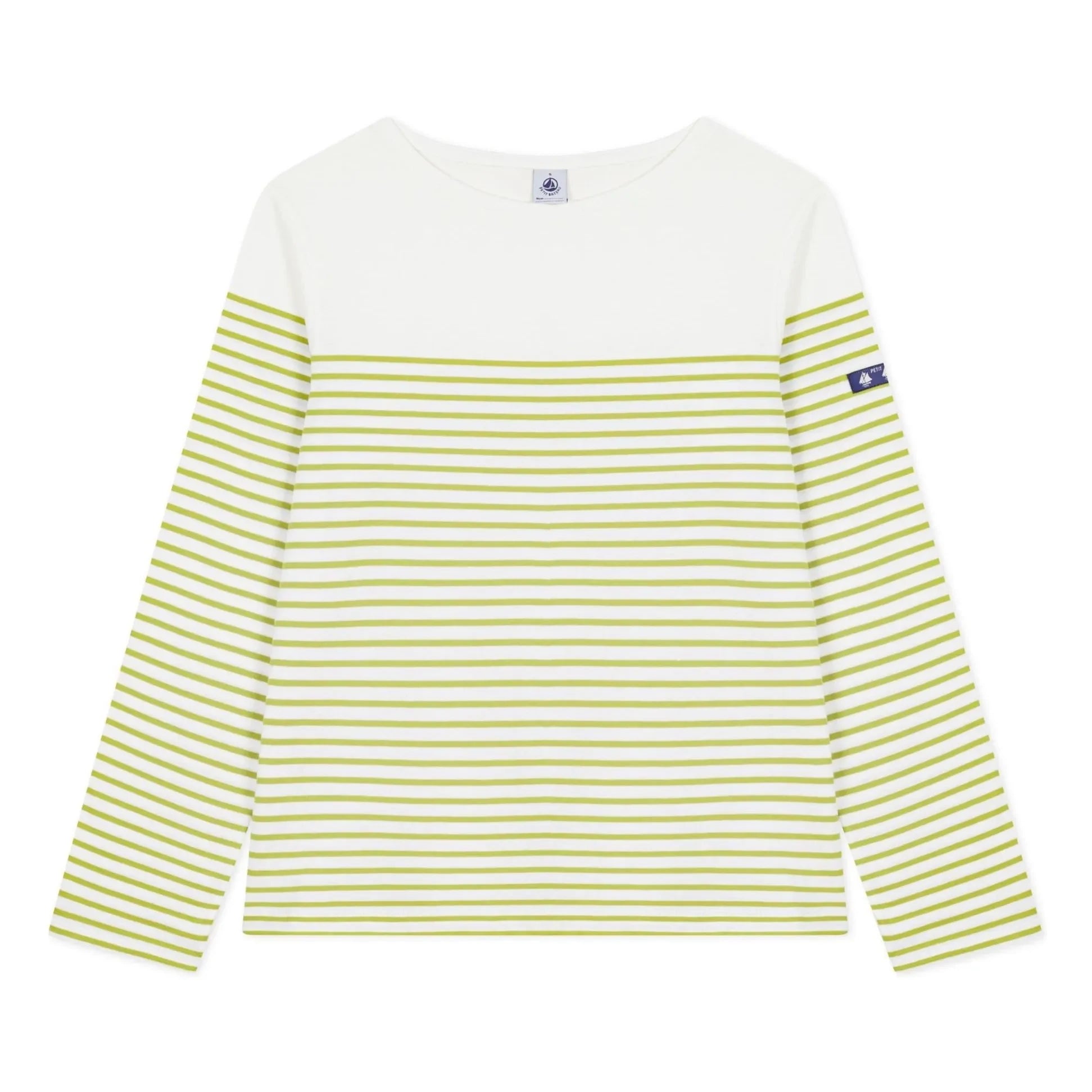 Petit Bateau - Camiseta marinera Petit Bateau | Amarillo verde