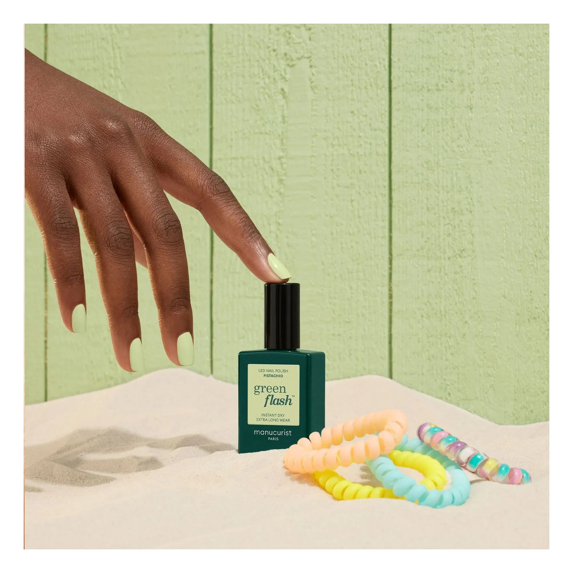 Manucurist - Esmalte semipermanente Green Flash - 15 ml | Pistacho