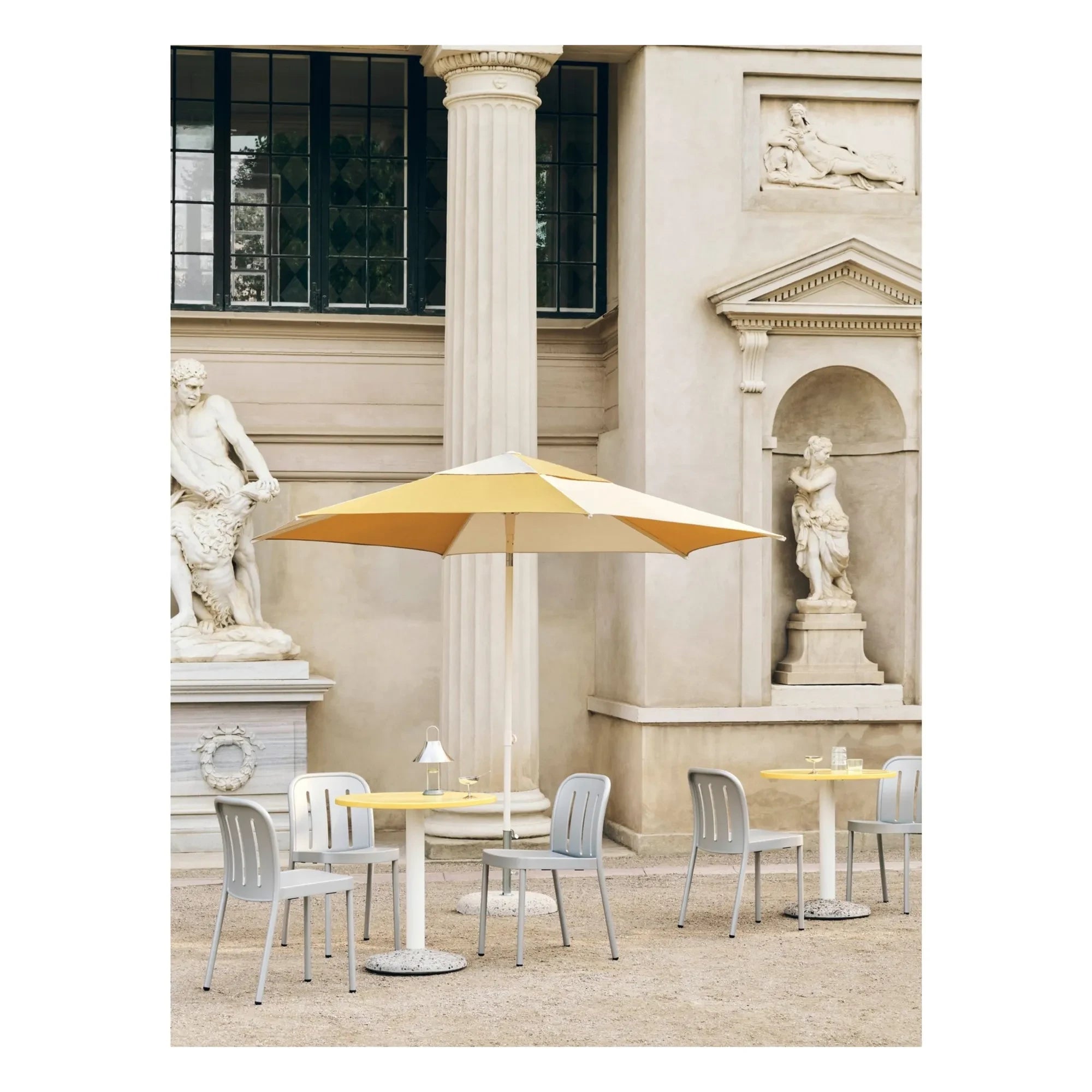Hay - Sombrilla hexagonal Terrazza | Ocre