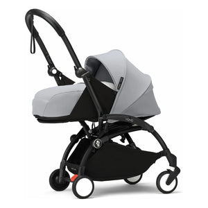 Stokke® - Cochecito YOYO³ completo 0+ y 6+ Chasis negro | Piedra