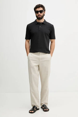 Camiseta Marc O'Polo de cuello, para hombre, de algodón elástico