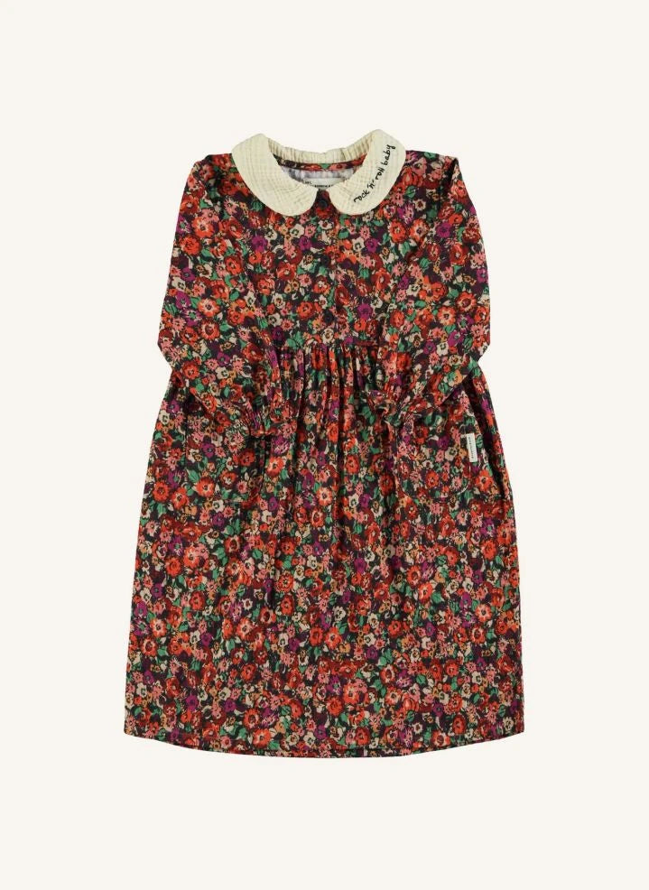 Piupiuchick - Vestido largo Claudine floral | Negro