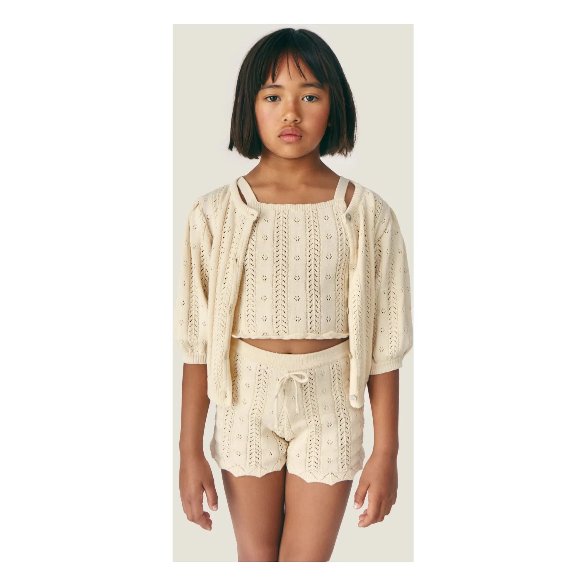 Mipounet - Nilda Short de punto | Crudo