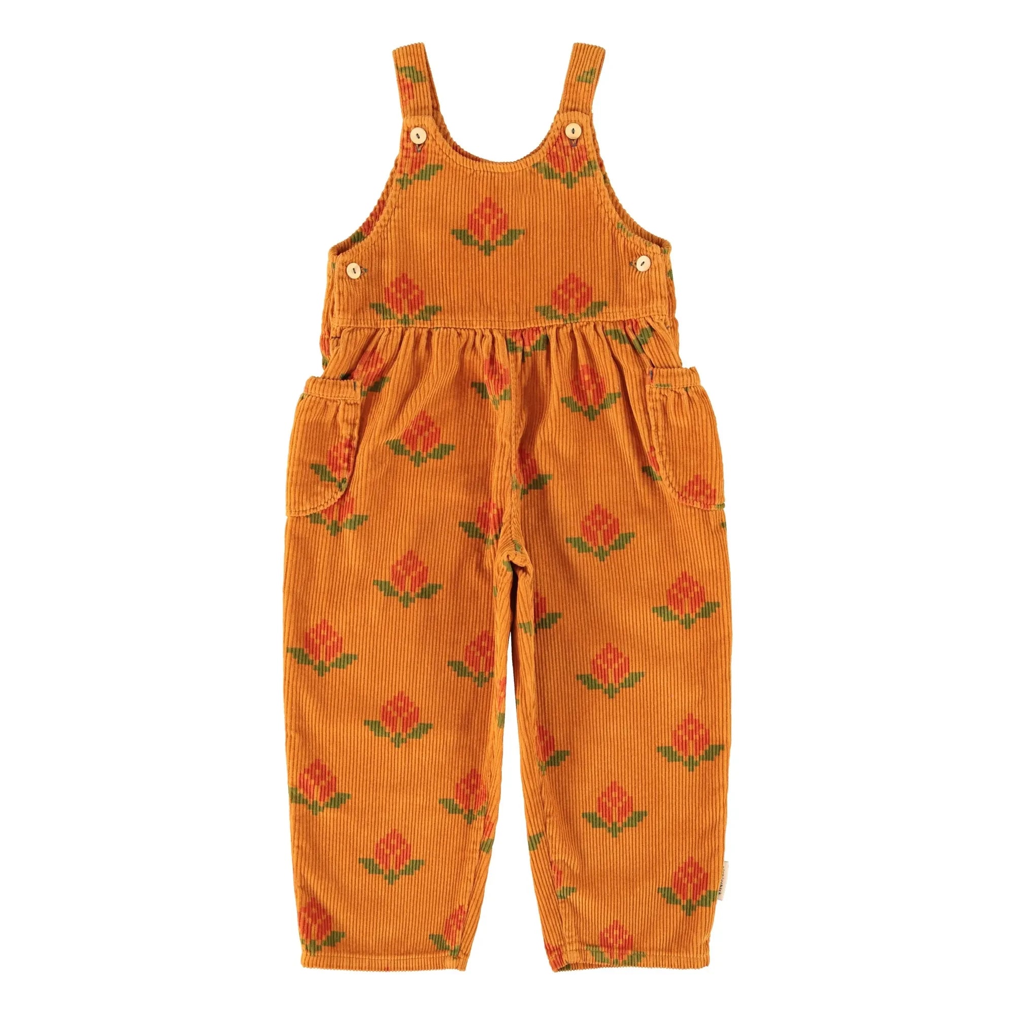 Piupiuchick - Peto de Algodón Orgánico con Estampado de Caléndulas | Camel