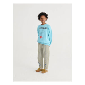 Bobo Choses - Sudadera de algodón orgánico Pickles | Azul claro