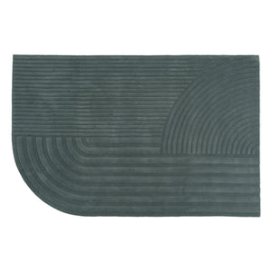Muuto - Alfombra Relevo - Studio Pepe | Verde oscuro