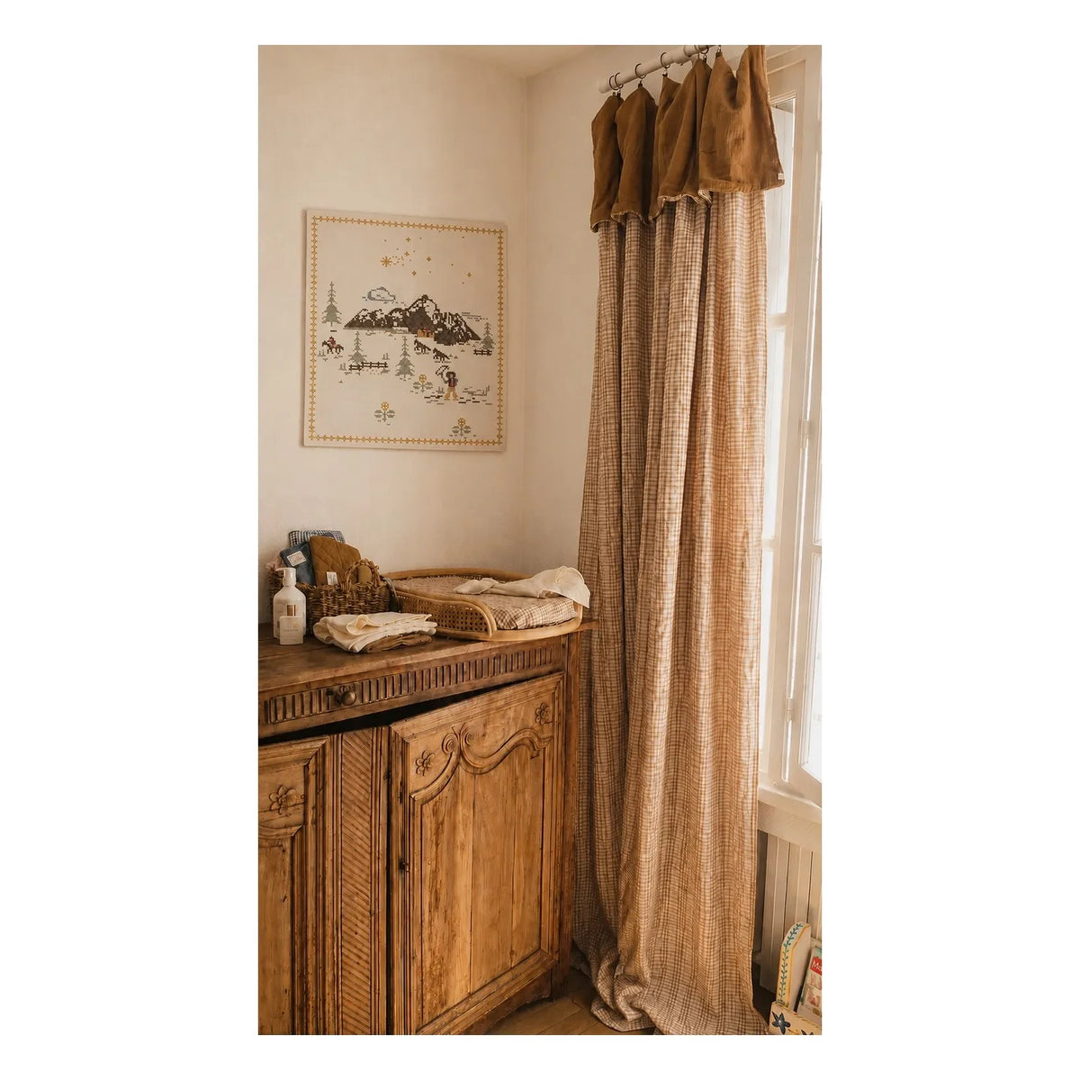Editions Aimable - Cortina reversible | Hazel Gazlı