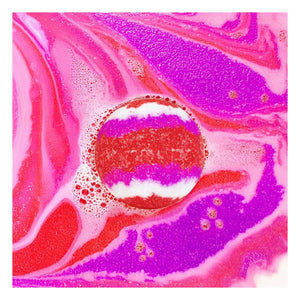 Inuwet - Bomba de baño helado de fresa - 120 g