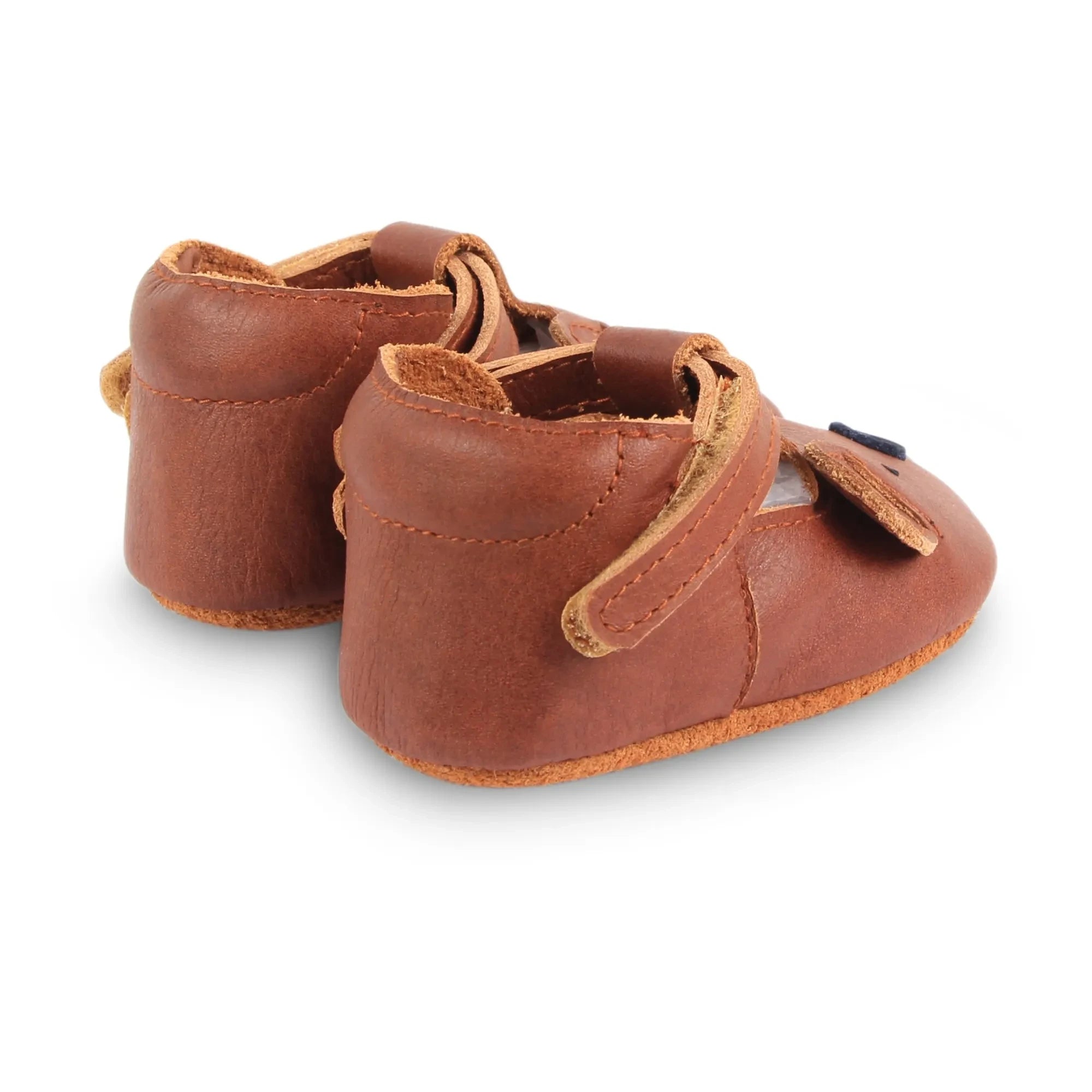 Donsje - Zapatillas de cuero Spark | Caramelo