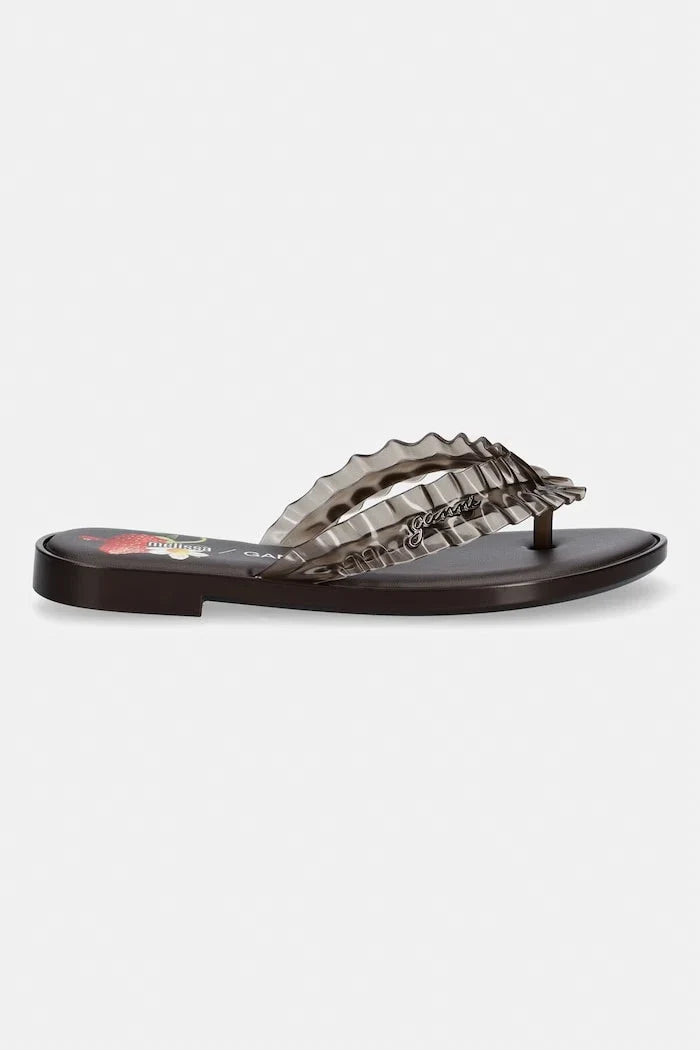Chanclas Melissa Slim + Ganni AD para mujer
