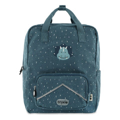 Trixie - Mochila Grande Sr. Triceratops | Gris azulado
