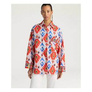 Momoni - Camisa de algodón Pamuk | Rojo