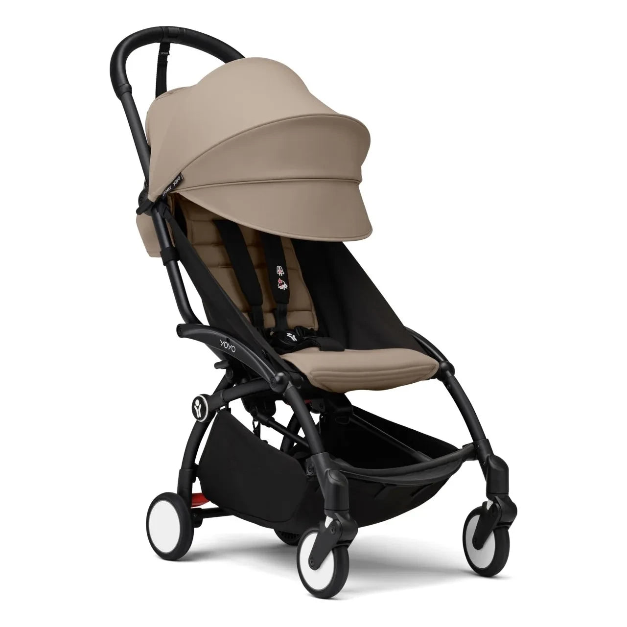 Stokke® - Cochecito YOYO³ 6+ Chasis negro | Color Topo