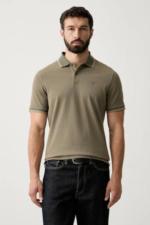 Camiseta de hombre de algodón con cuello Bernard de Barbour
