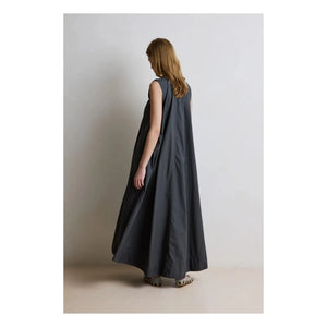 Hod - Vestido de algodón Emmanuelle | Carbon