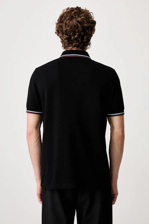 Camiseta de hombre de algodón con cuello Fred Perry