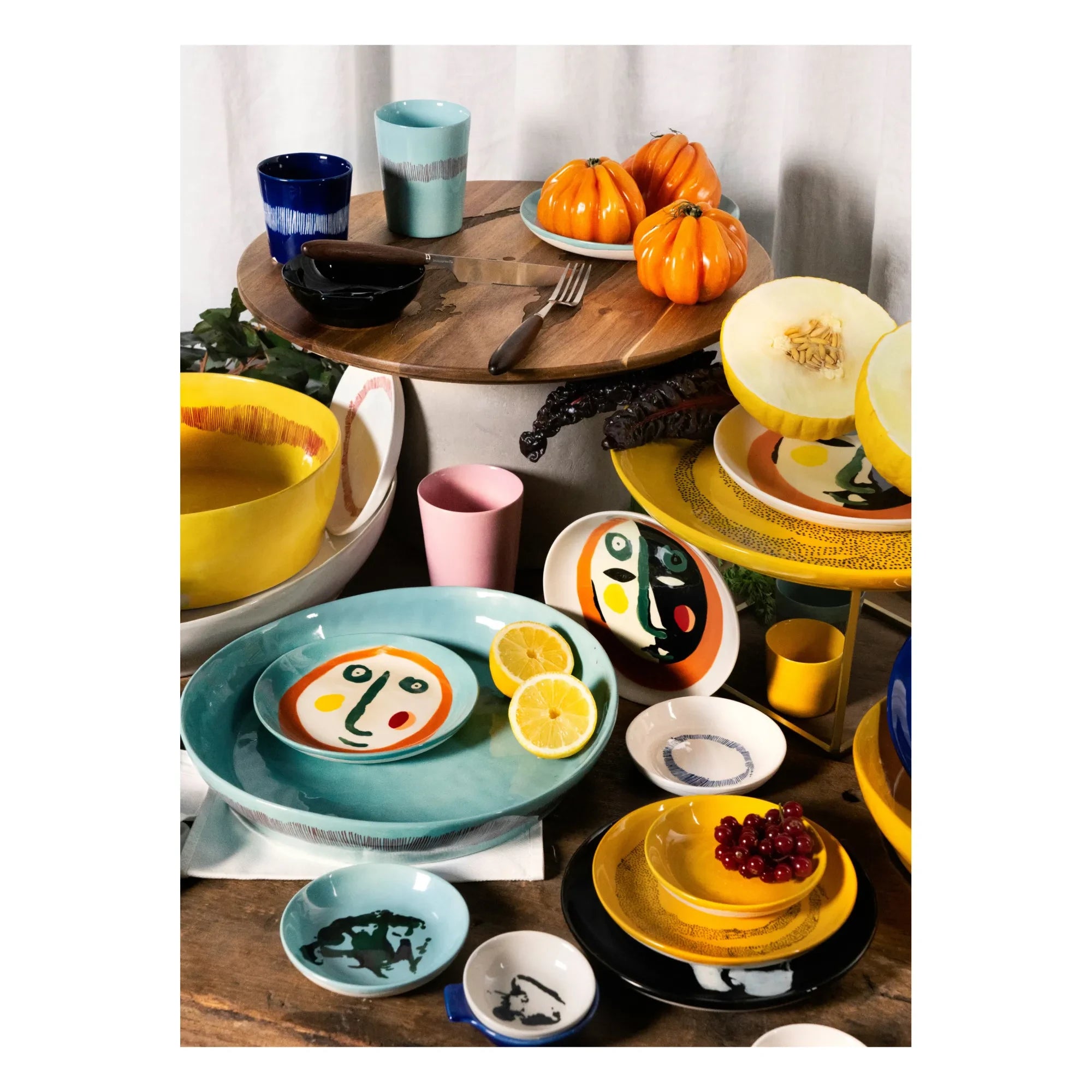 Serax - Platos Feast - Ottolenghi - Set de 4 | Azul