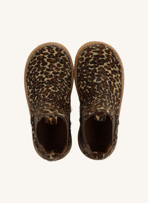 Angulus - Botines Chelsea Pony Leopardo | Marrón