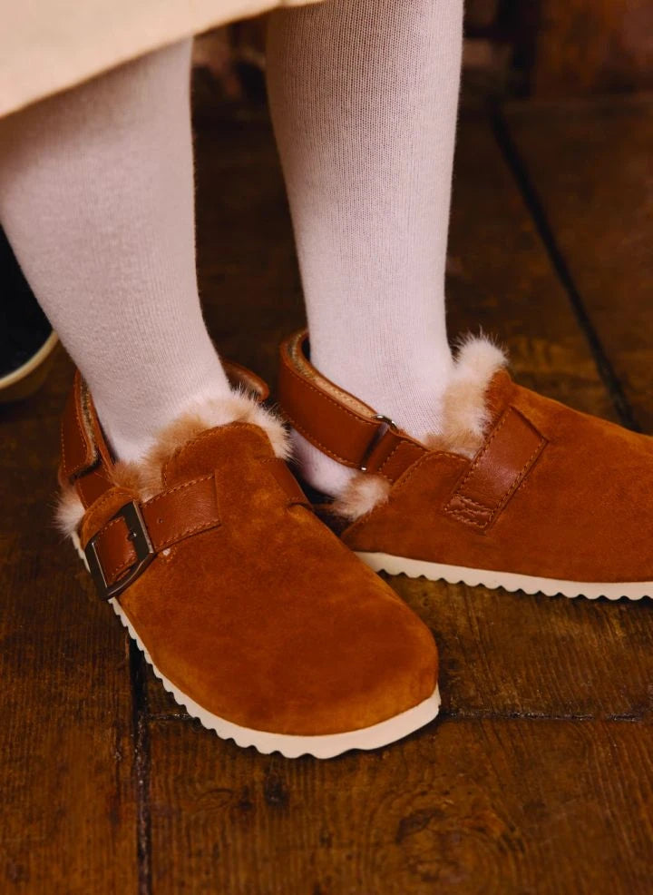 Bonton - Pantuflas forradas | Camel