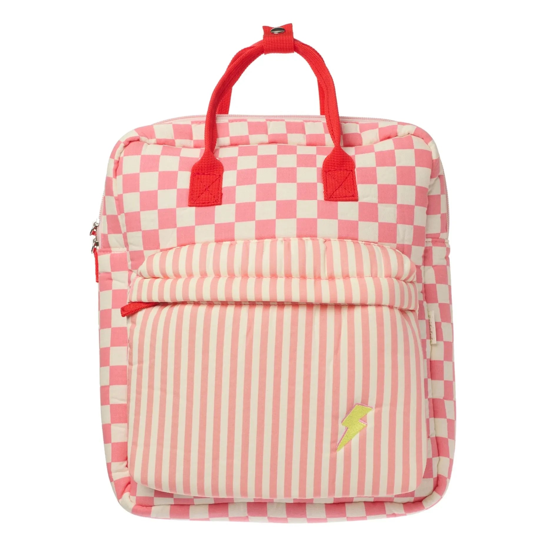 Rockahula Kids - Mochila Carreaux | Rosa Caramelo