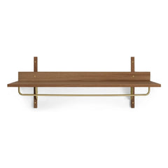 Ferm Living - Estante Sector poco profundo | Roble ahumado